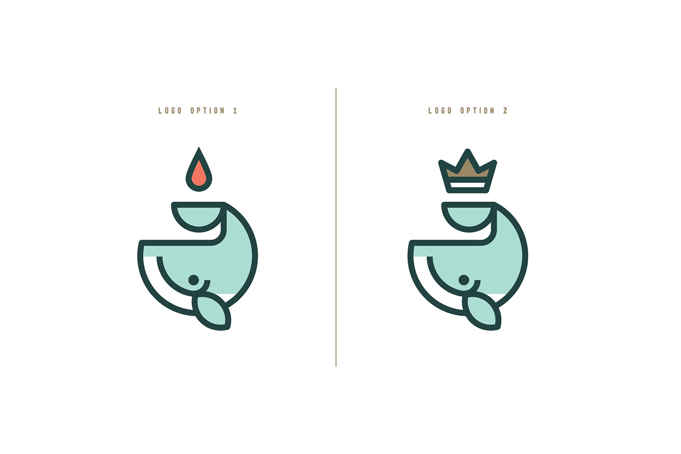 branding  Coffee Icon ILLUSTRATION  Label Packaging symbol tea Whale