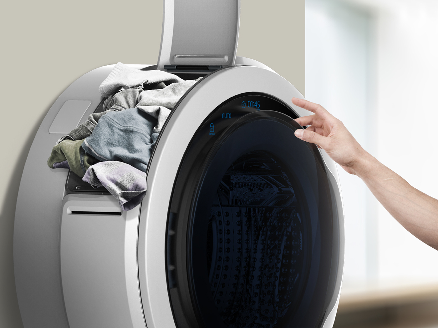 quinque Washing machine appliance share house sharing privacy Kyumin ha mkkm