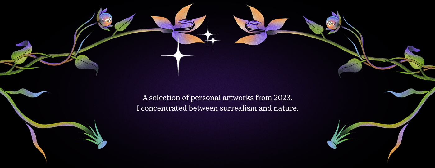 ILLUSTRATION  Digital Art  Procreate digital illustration Character design  botanical Flowers girls surreal fantasy