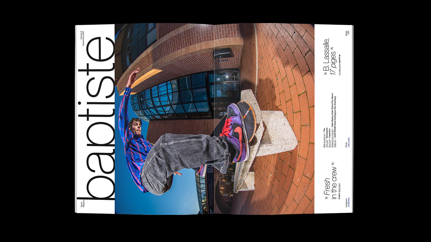 book design design editorial graphic design  Layout magazine poster print skateboard typography  