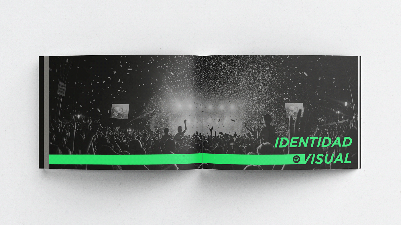 brand identity brandbook diseño gráfico identidade visual Manual de Marca marca spotify