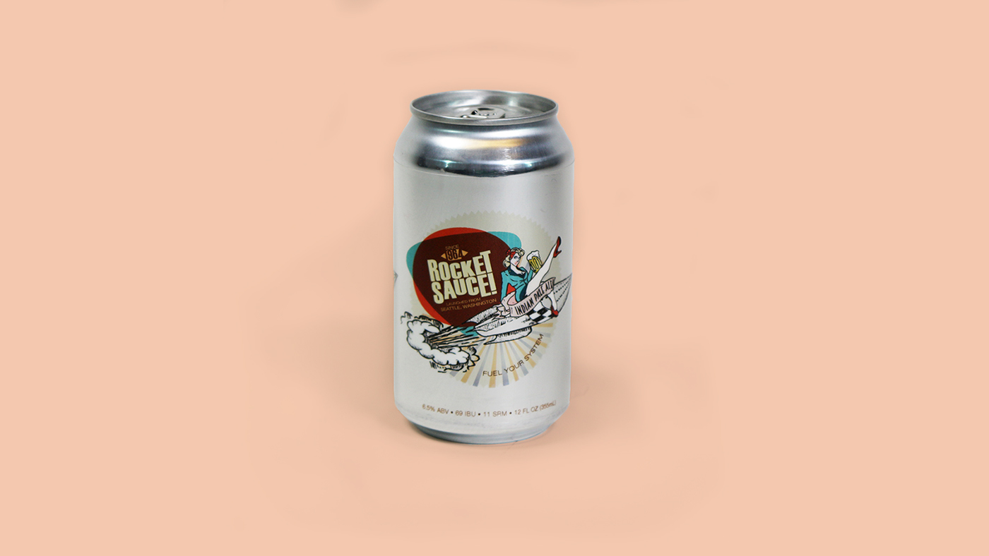 Beer Packaging logo desing white transfer