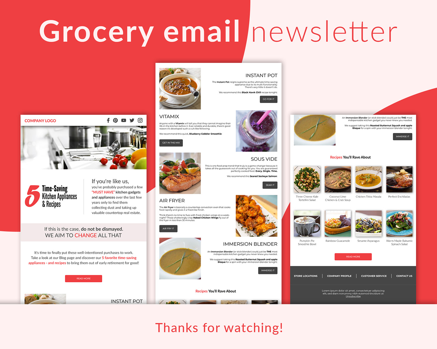 Email email marketing grocery email newletter