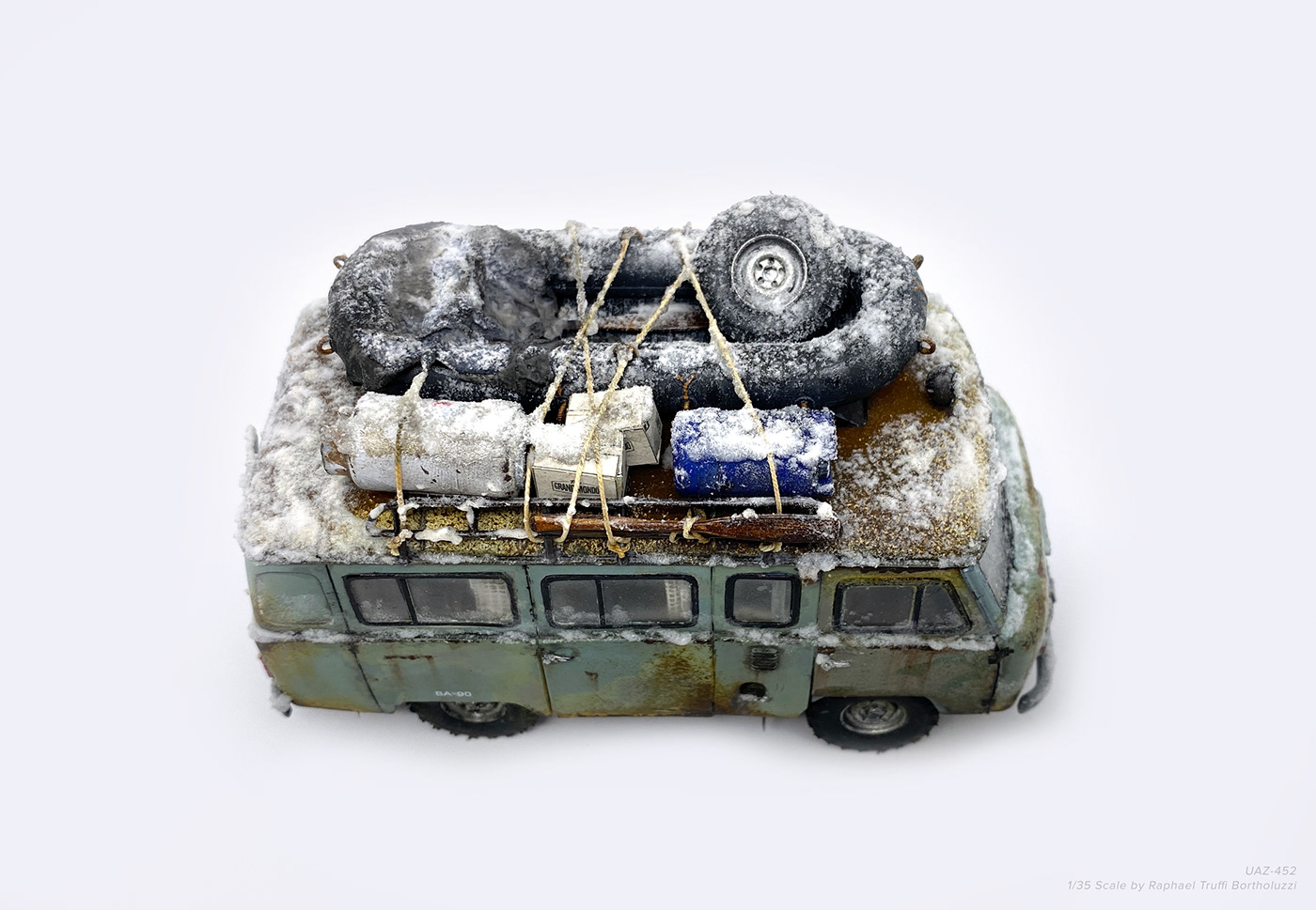 Miniature craft art model automotive   grandmondo Diorama handmade sculpture scale