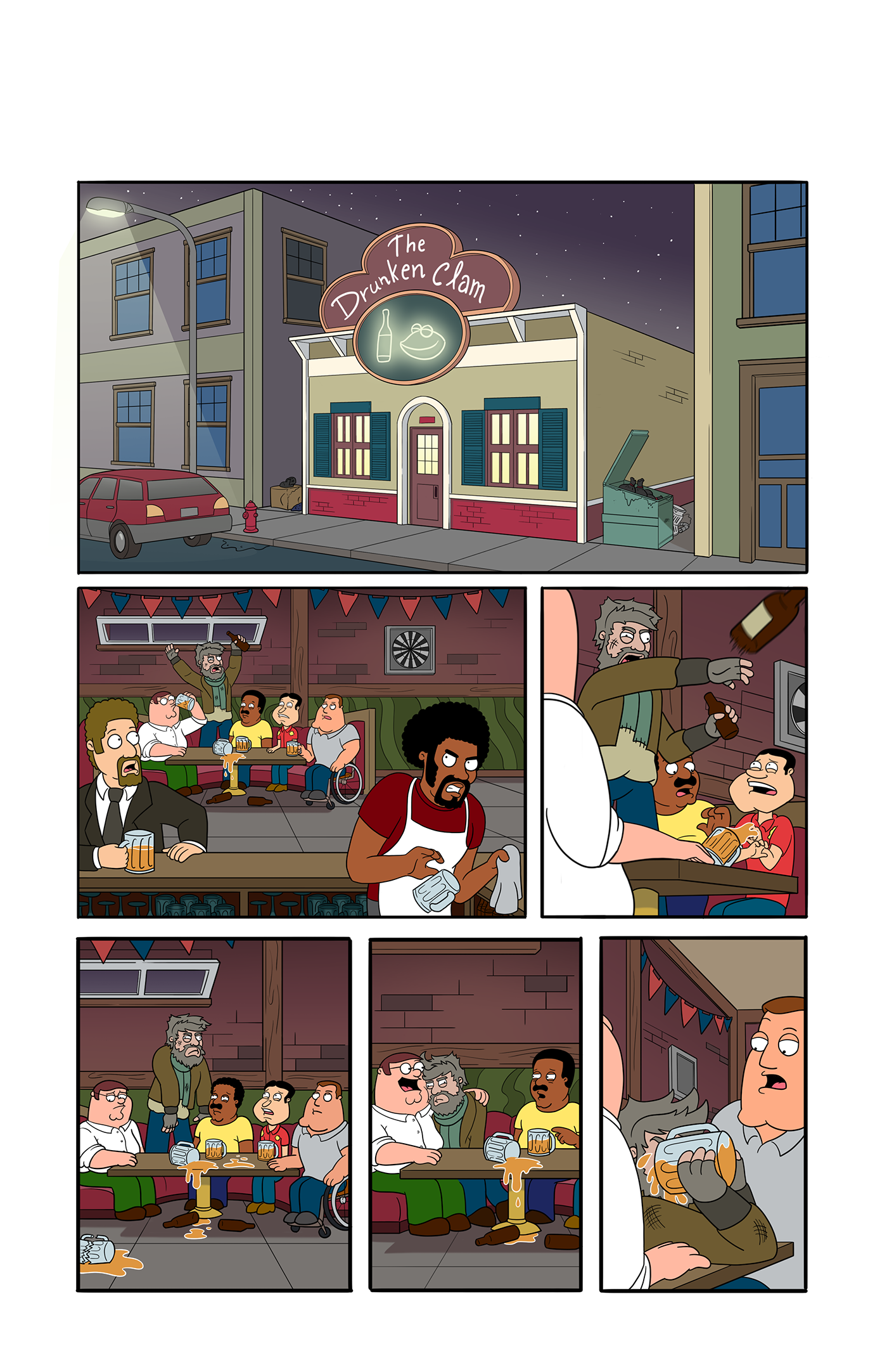 Family Guy Adult Swim comic