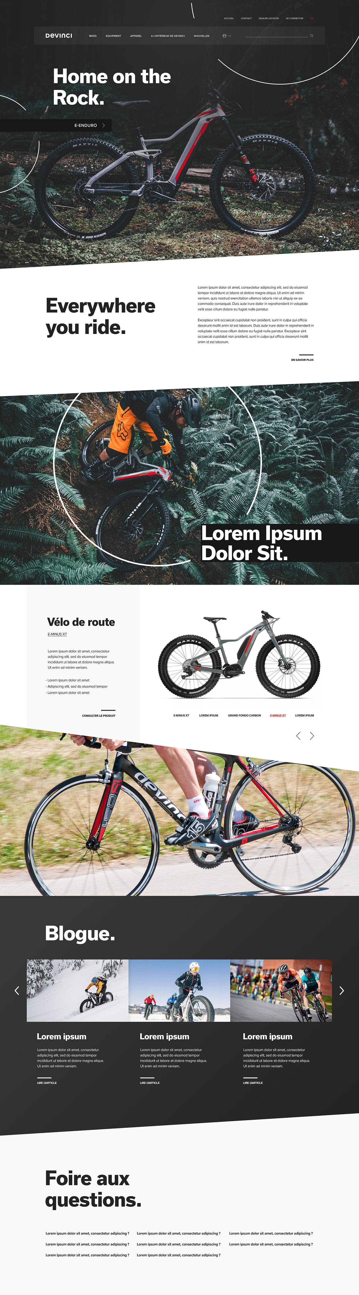 Ecommerce landing page UI/UX Web Design  Webdesign Website