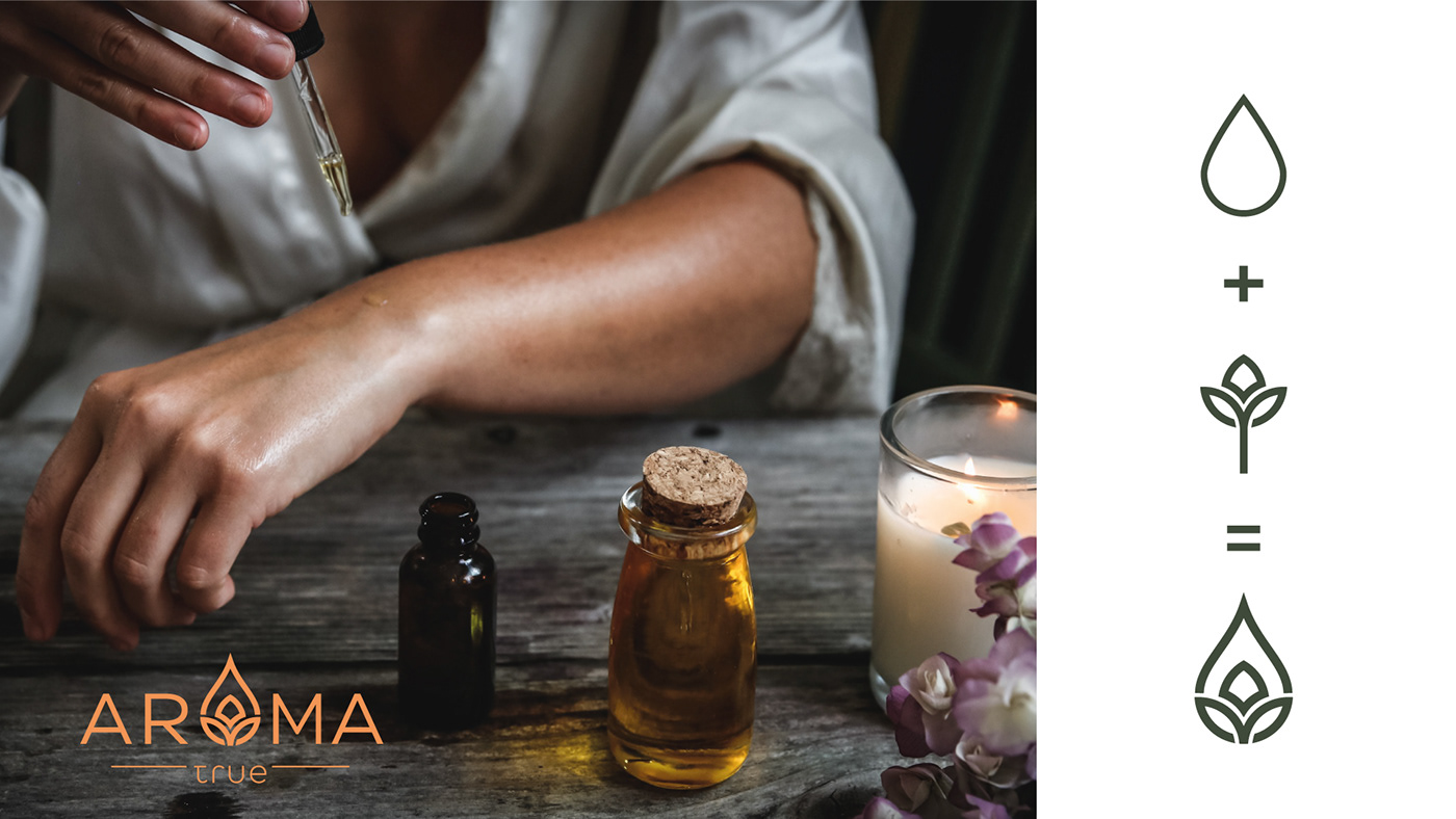 Aroma Aromatherapy beauty essential oils identity Identity Design logo Logo Design Logotype Spa