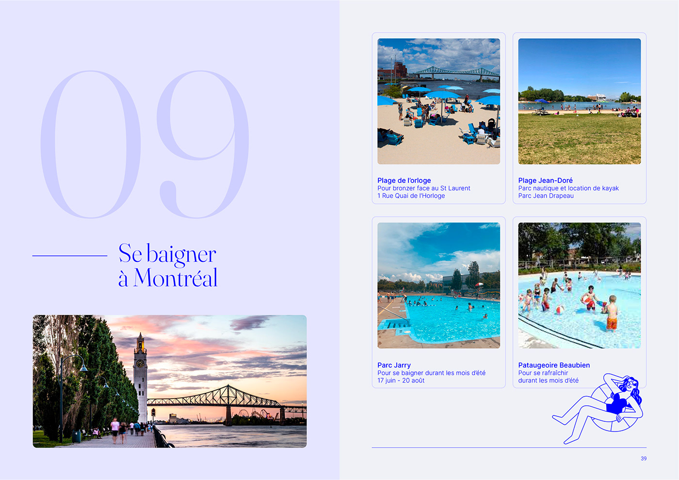 Montreal book design graphicdesign book design Guide tourism Travel