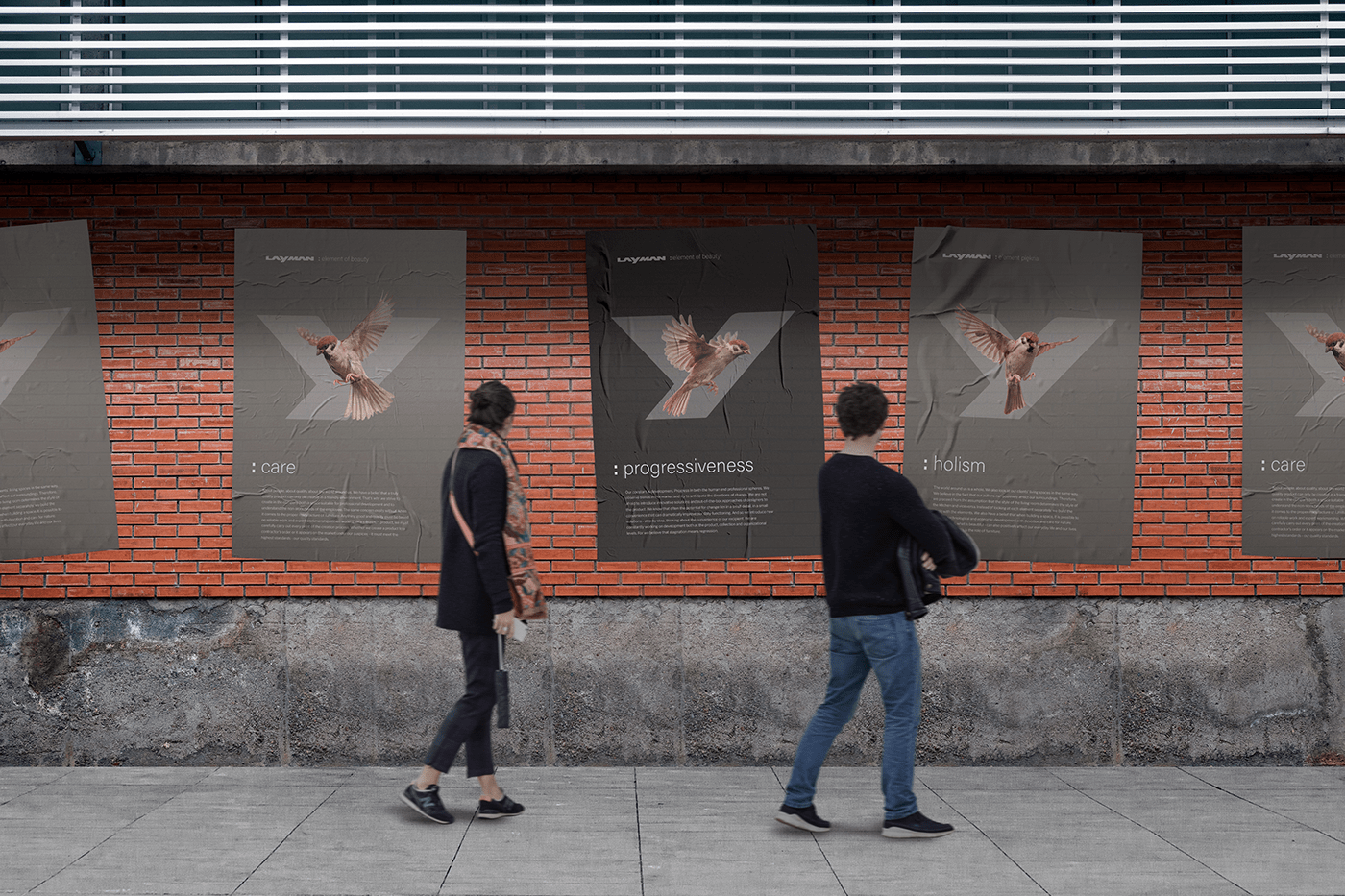 bird bold branding  brown furniture gray identity progressive rebranding unisex