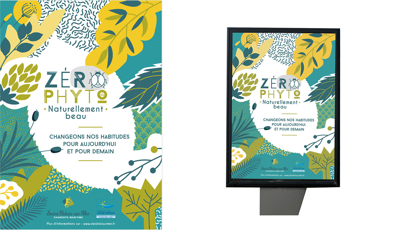ILLUSTRATION  développement durable affiches design graphique direction artistique flyer brochure design Tivoli