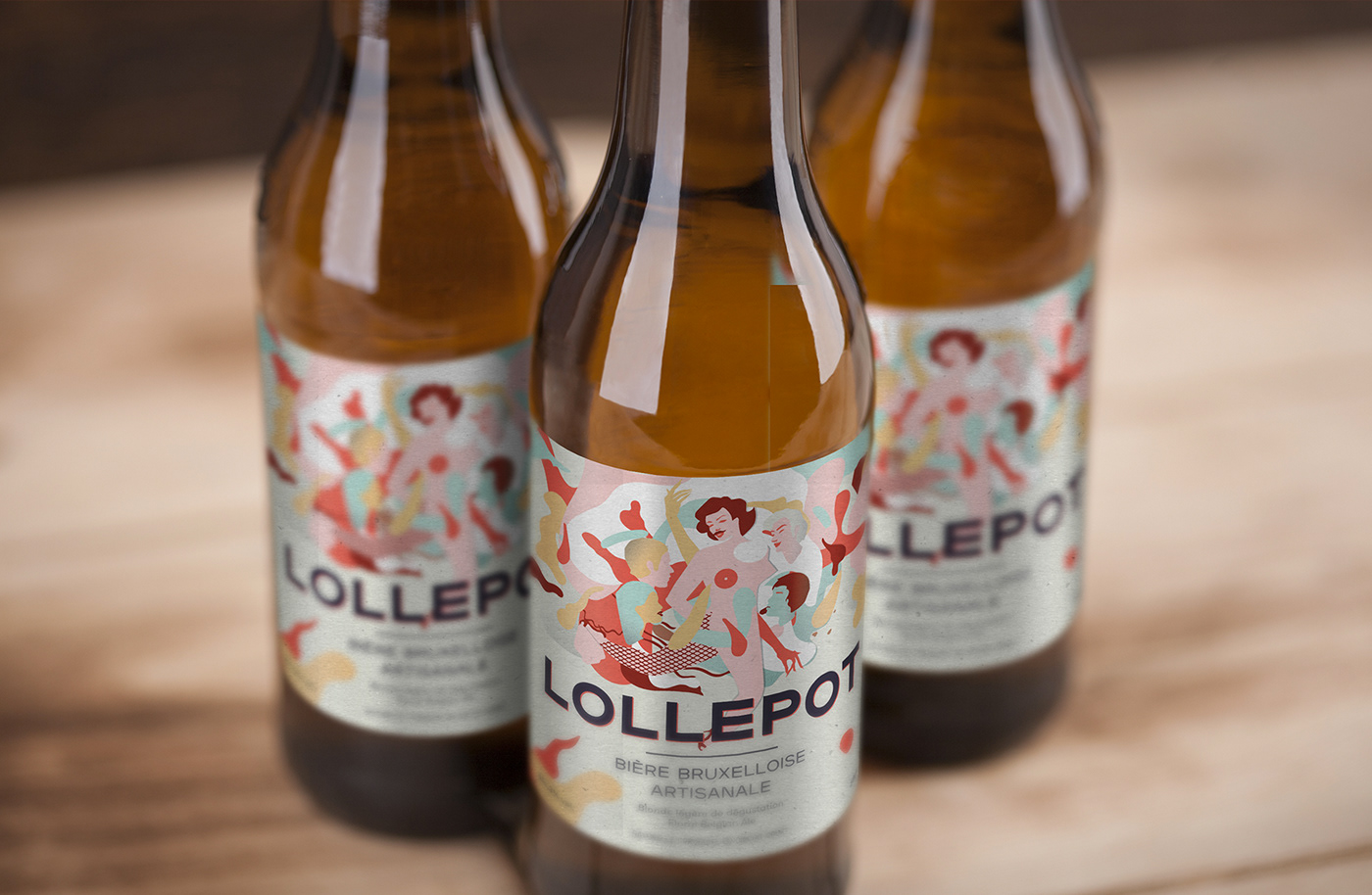craft beer queer brew brewery Packaging identity branding  Label bottle