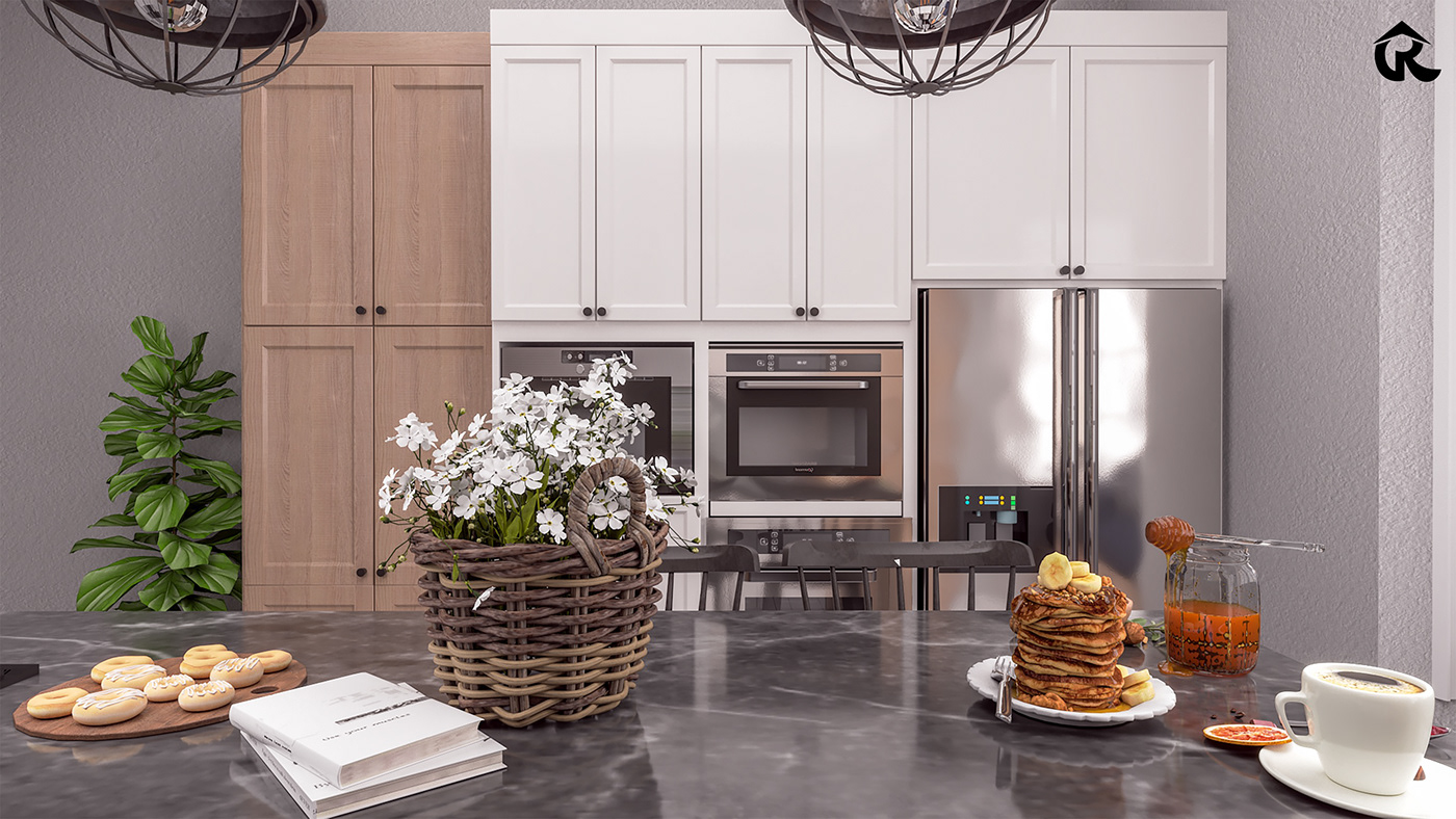 breakfast Comfortzone   interior design  kitchen modern Mountain View pancake