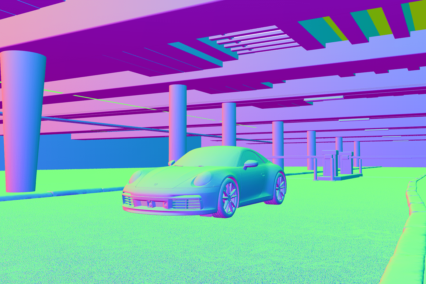 automotive   CGI fullcgi Porsche Render vray