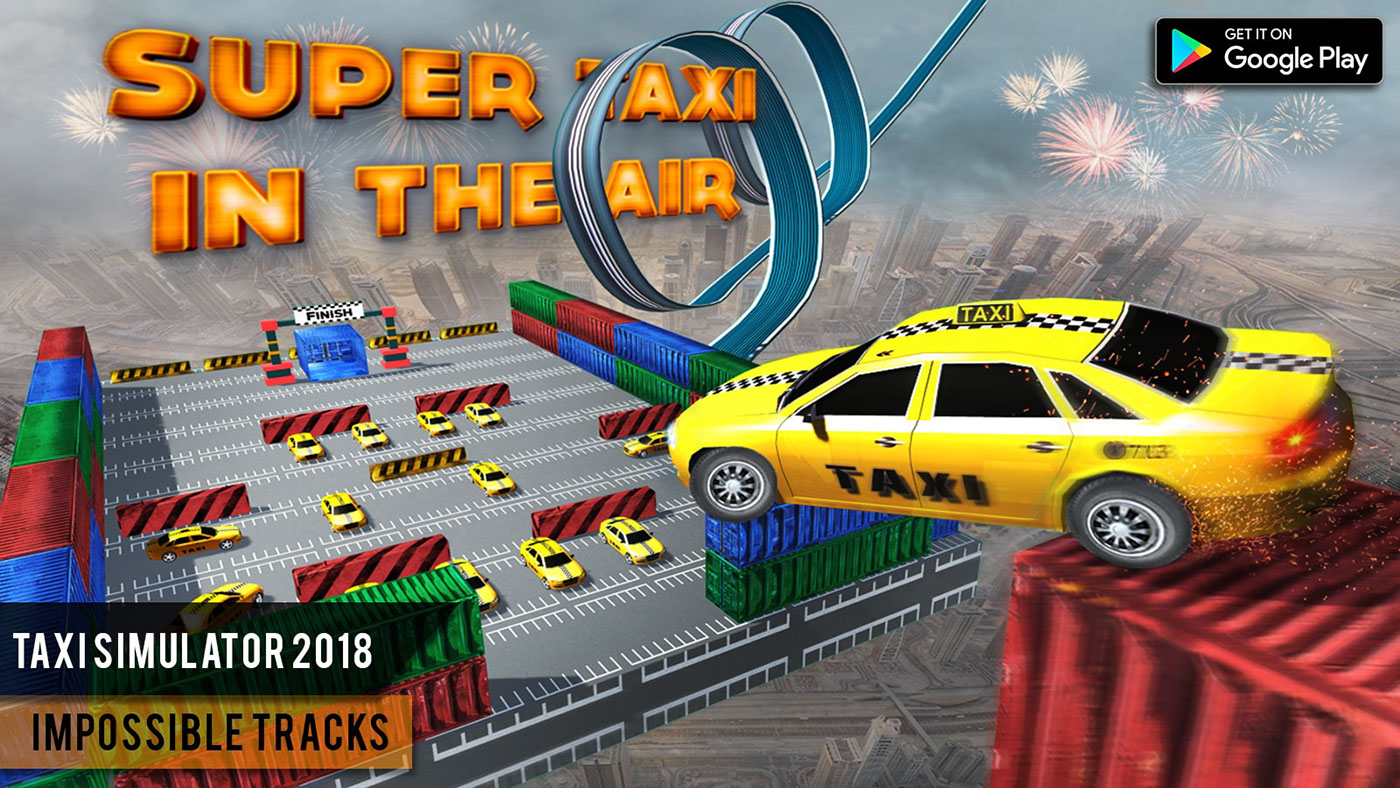 Taxi Simulator 2018 UI game android Screenshots manipulation game ui ux