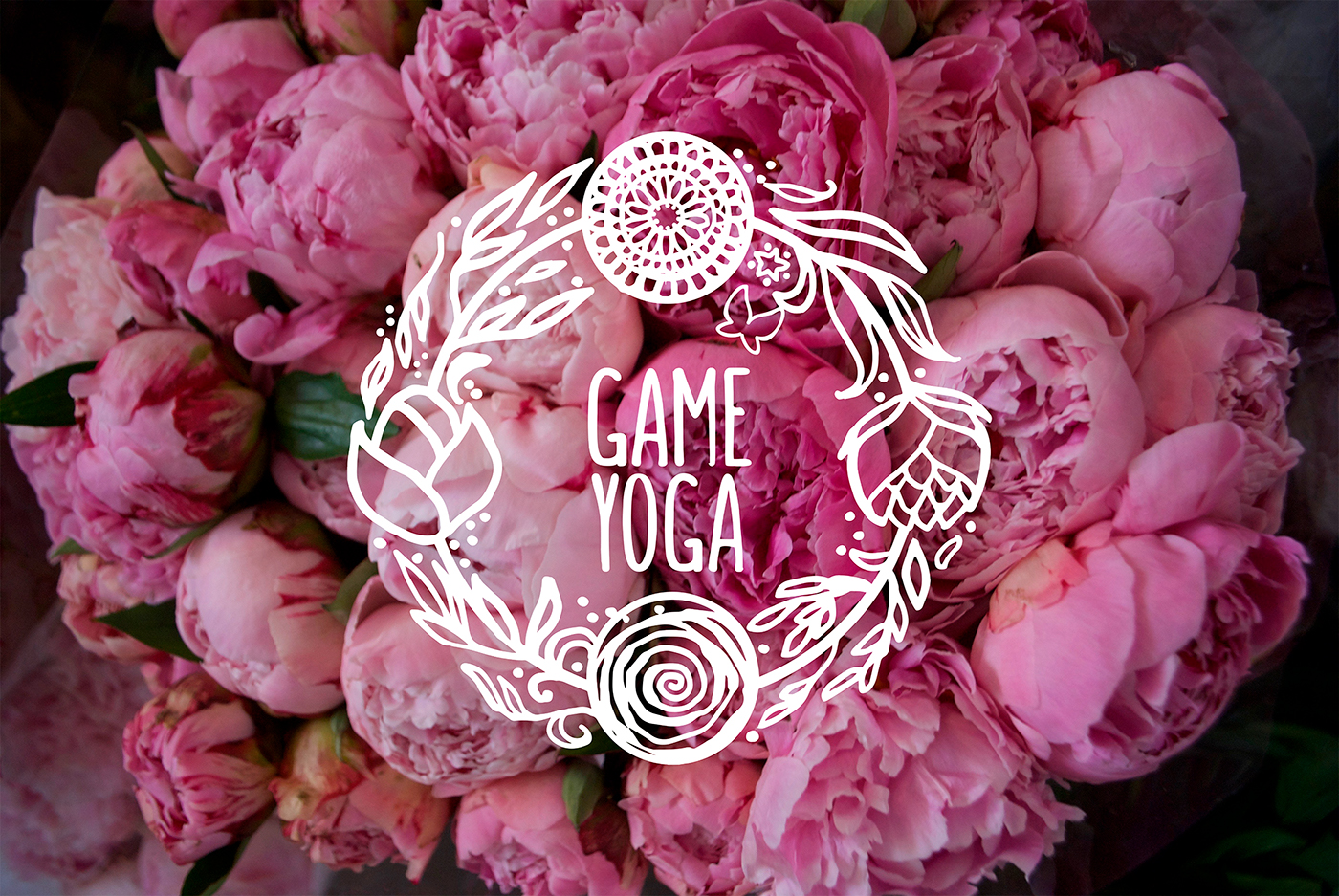 logo yoga  kids Yoga girls logodesign