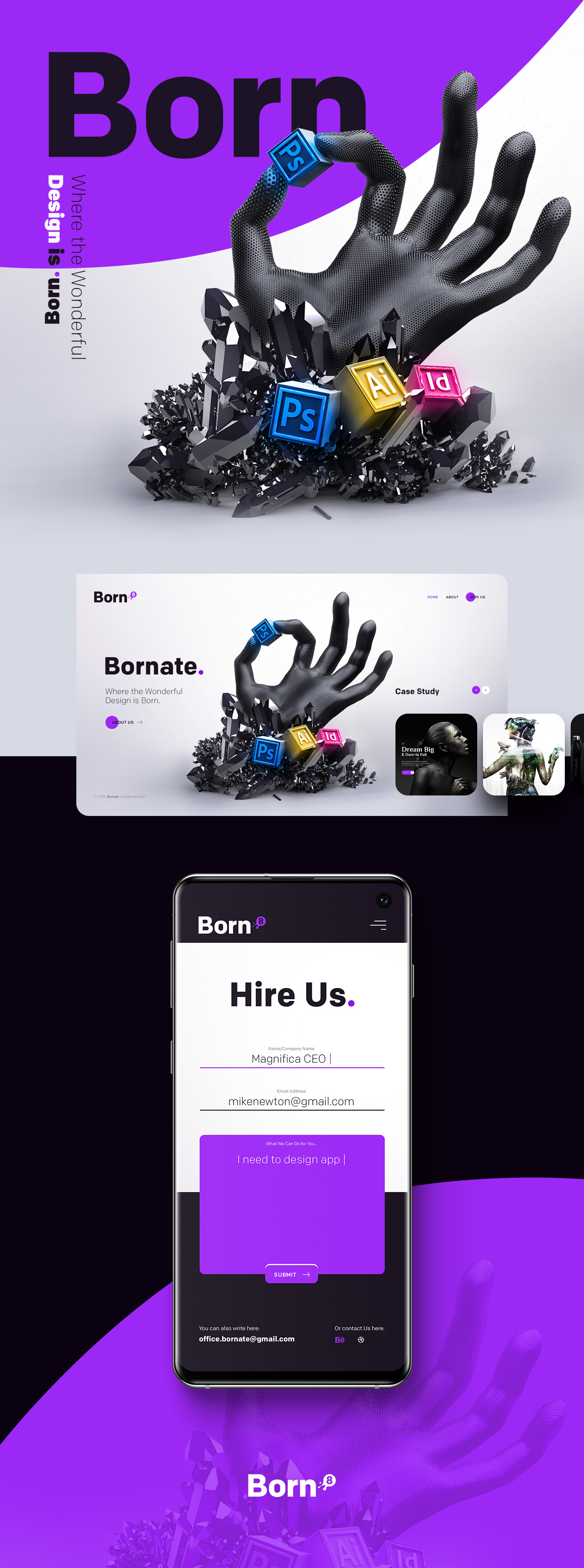 agency design UI Website