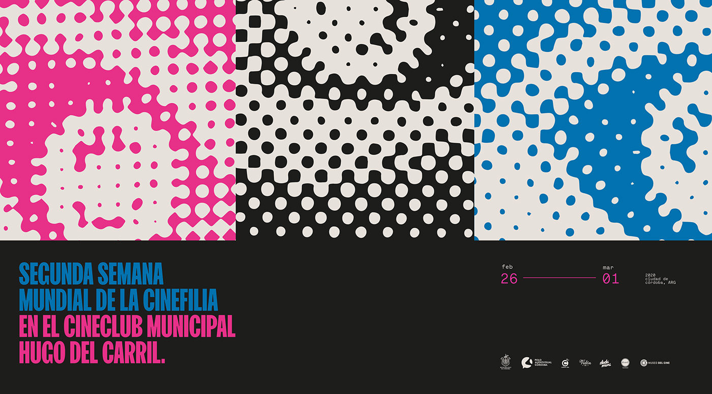 colorful cordoba design festival graphic identity movie Workshop