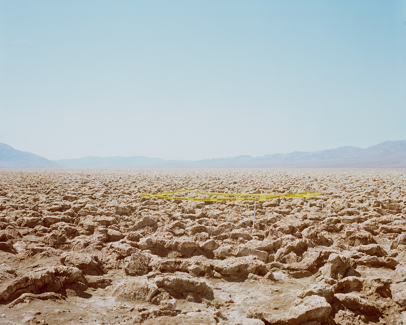 analog  Photography  LandArt   4x5  crime scene