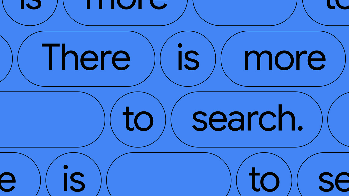 abstract eye google minimal modern Playful search shapes vector branding 
