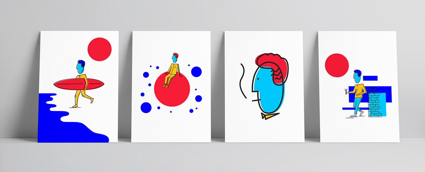 colors illustrations draw wacom design graphic design  graphic