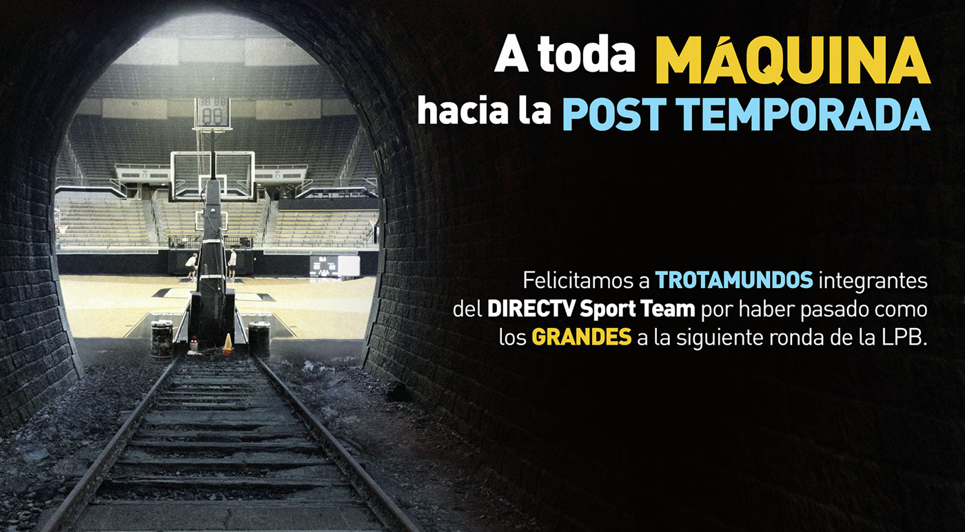 lpb FVF basketball soccer caracas venezuela DirecTV salutacion ads CFC