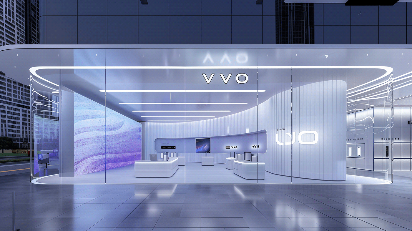 ai store design Interior architecture visualization