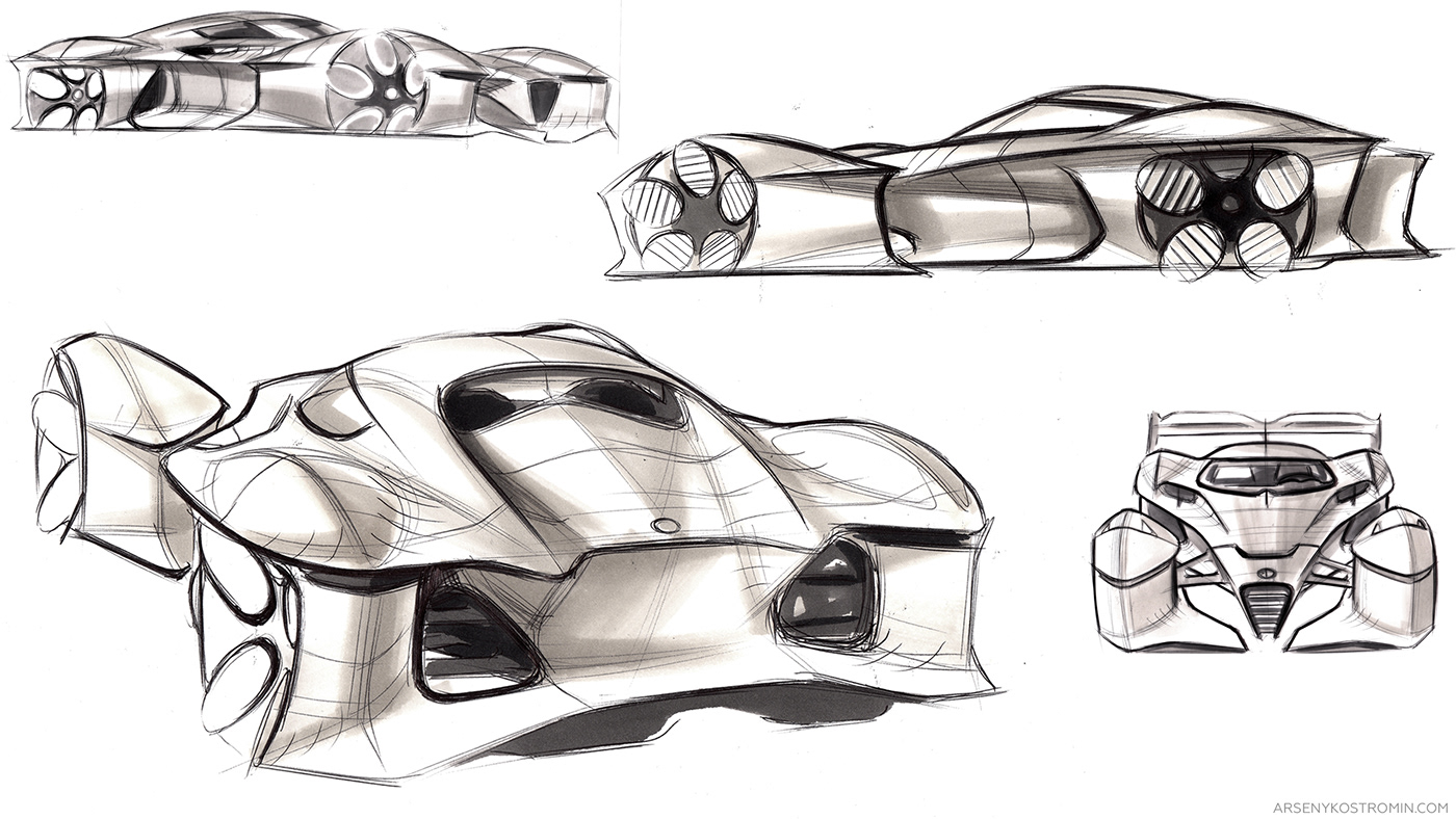 Image may contain: sketch, drawing and car