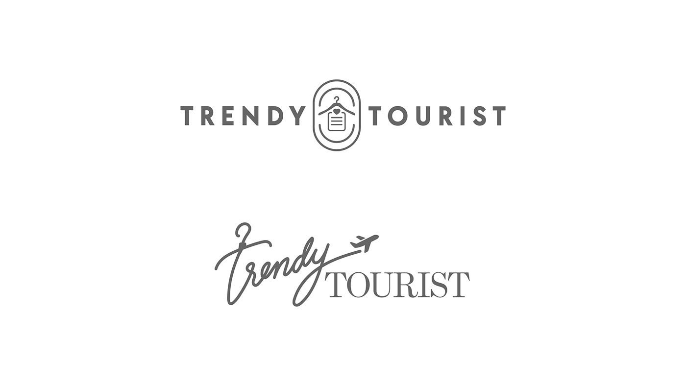 blog logo Calligraphy   cursive logo fashion logo lifestyle blog Logo Design Logotype serif Tourist Logo writer logo