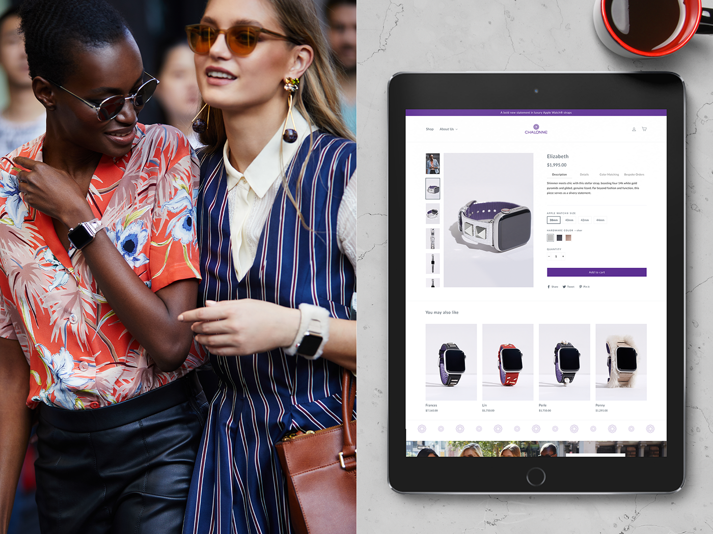 Technology apple watch luxury Fashion  jewel accessories premium Website shop Ecommerce