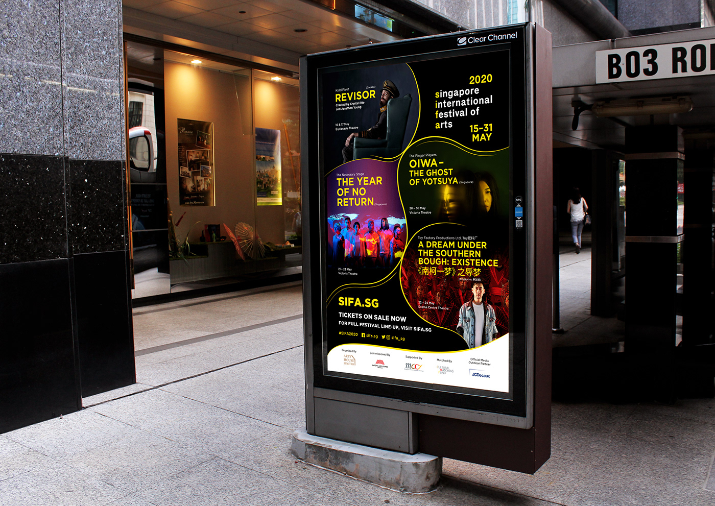Arts Festival Event International Musical singapore Theatre yellow & black