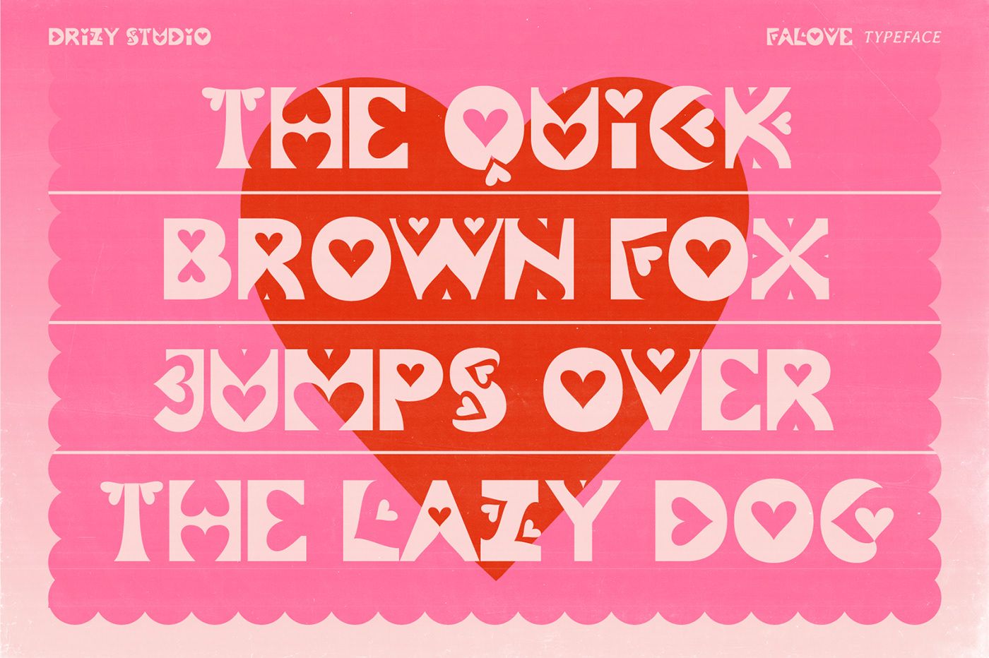 Falove – Heart Dingbat Display Font