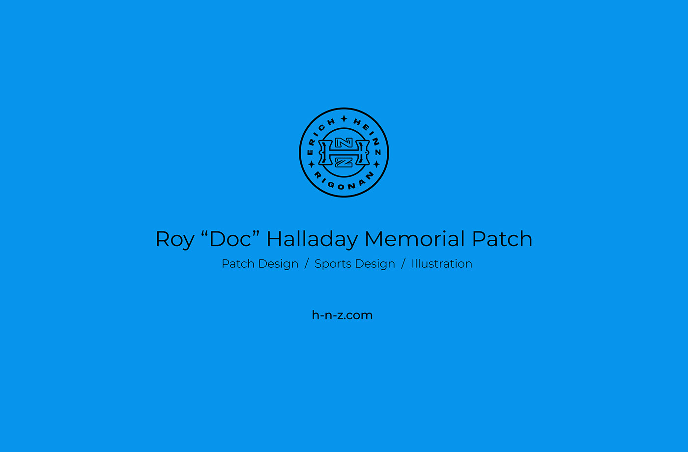baseball Blue Jays doc ILLUSTRATION  patch patch design Roy Halladay Sports Design Toronto mlb