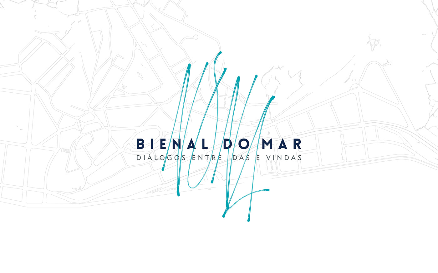 marca identidade visual bienal Bienal do Mar mar arte cultura Vitoria