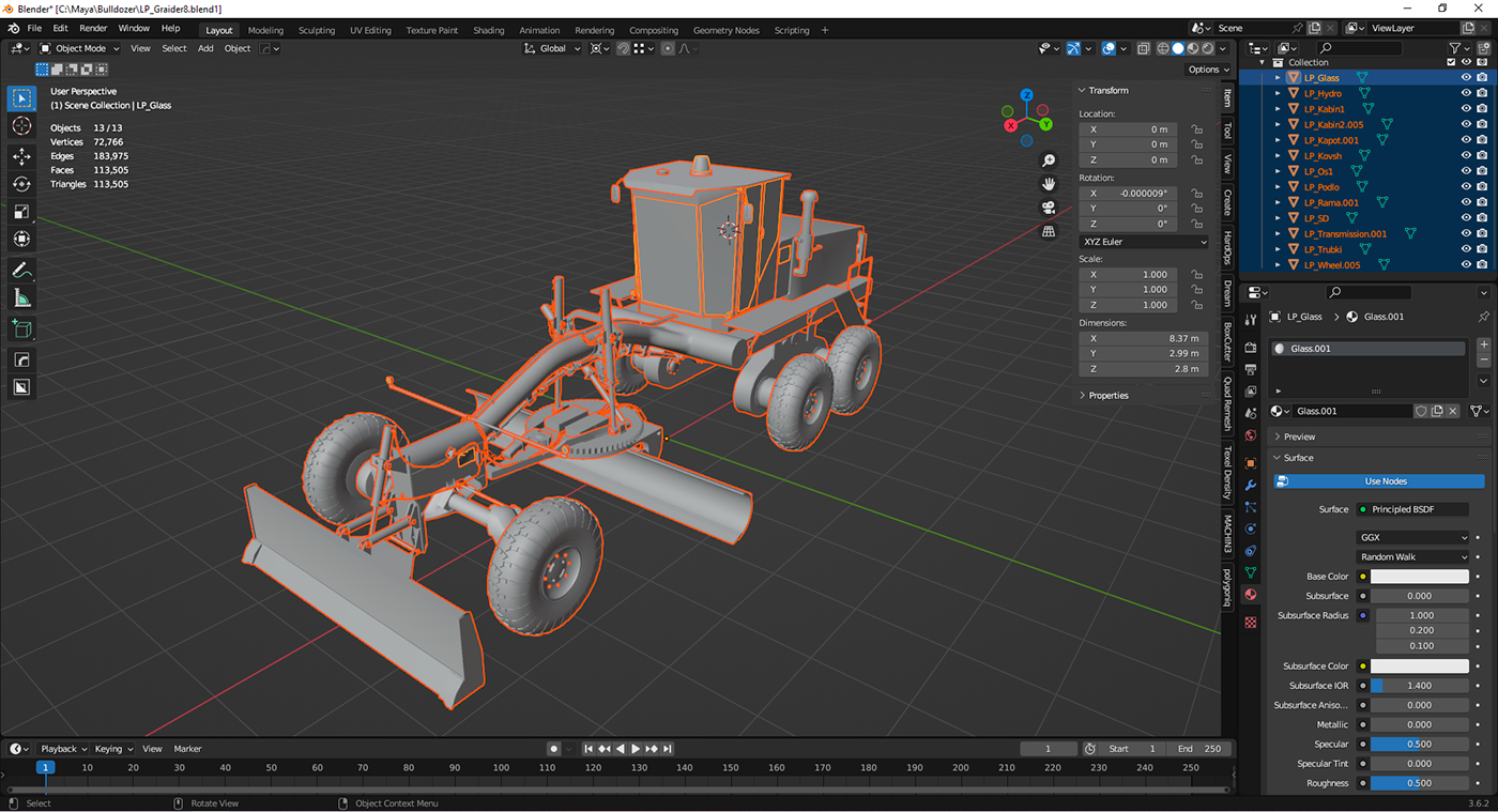 vehicles 3d modeling Render Game Art 3D blender3d