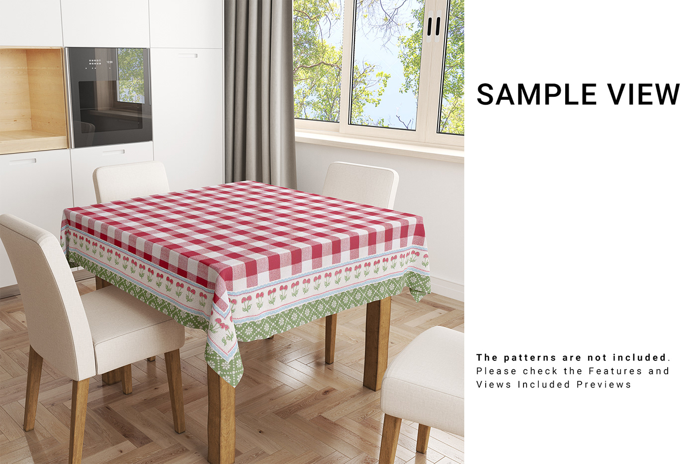 kitchen tablecloth kitchen textile mock mock-ups Mockup mockups ROUND TABLECLOTH Tablecloth tablecloth mock-up