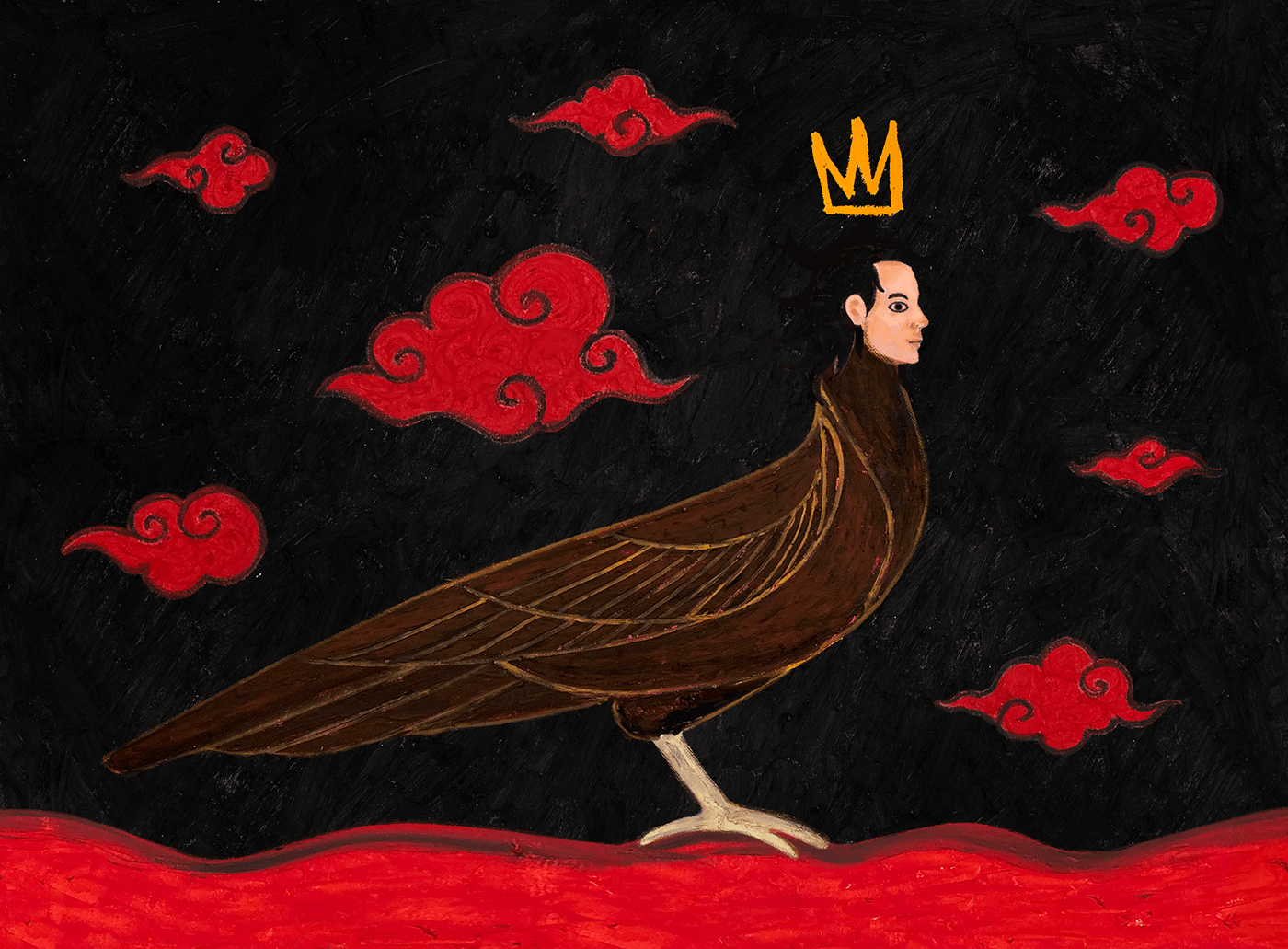 Bird chimera king.