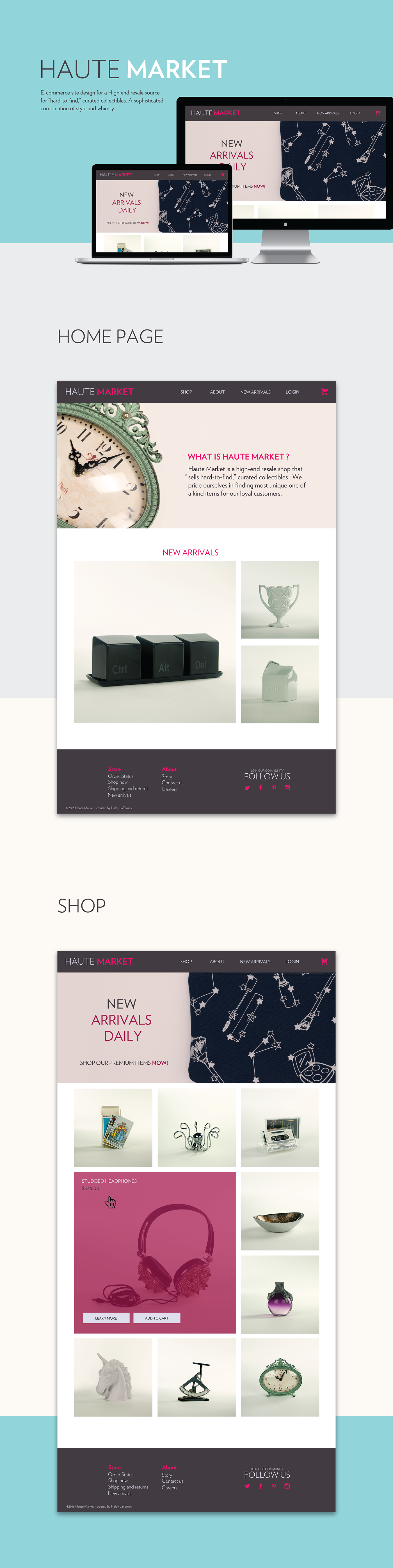e-commerce resale Website Design