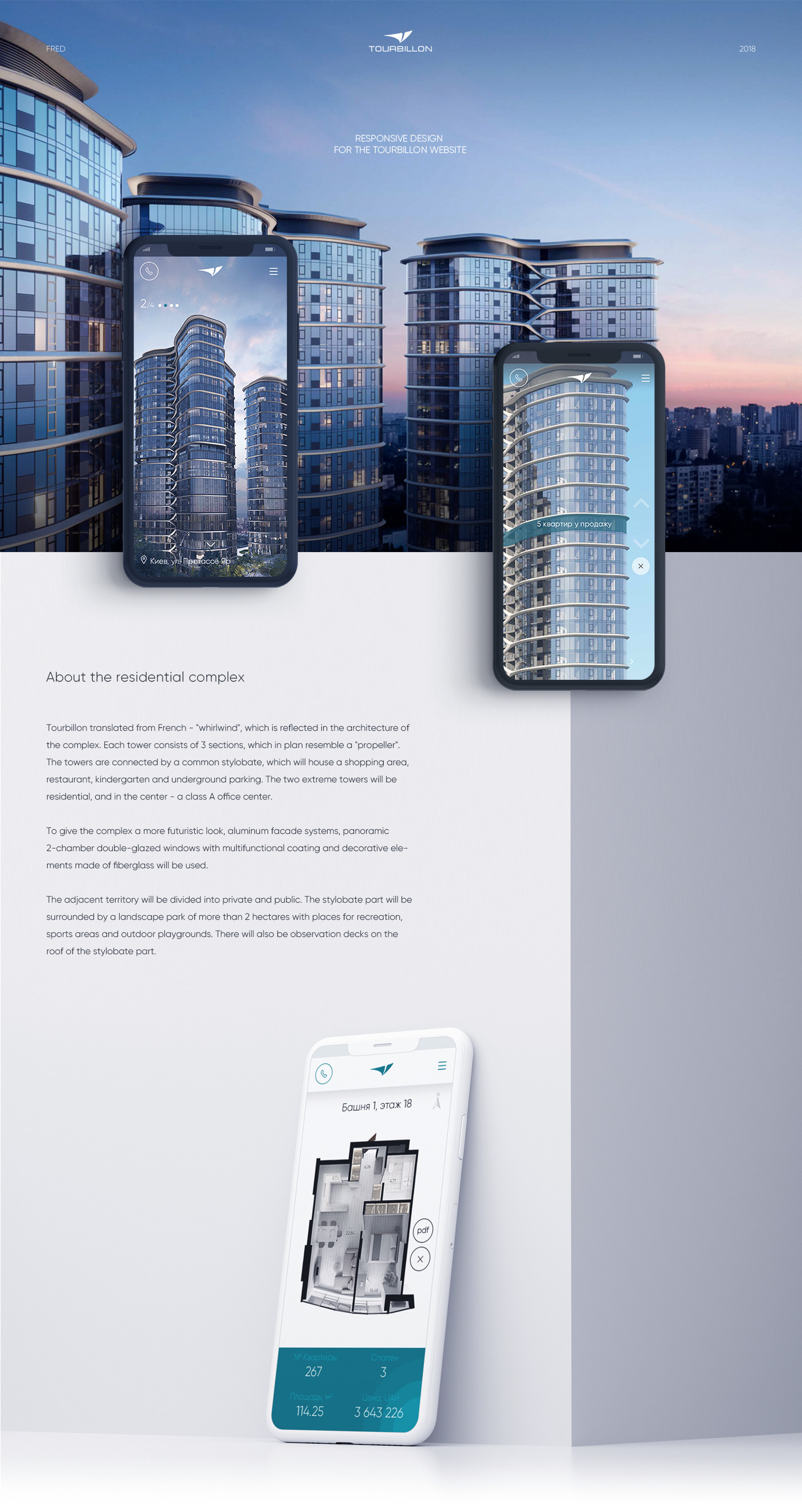 Responsive design Website UI ux mobile building shop free