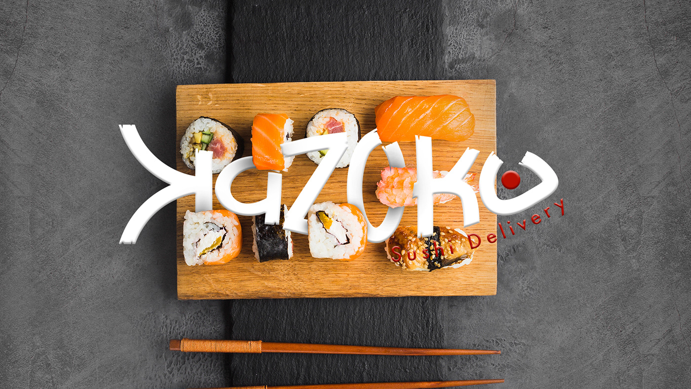 colores diseño grafico logo Sushi viñadelmar
