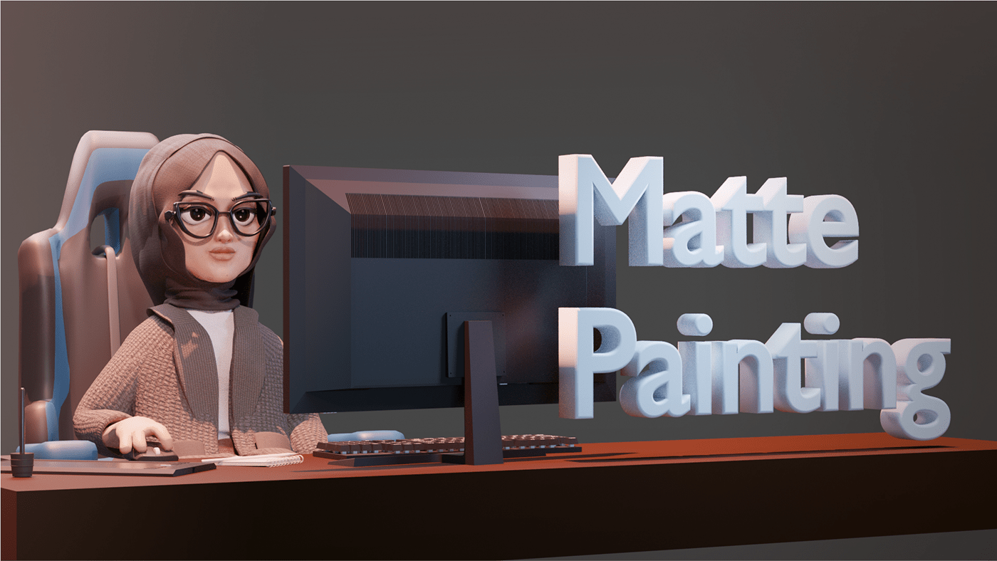 portfolio Resume CV design 3D Matte Painting Curriculum Vitae ILLUSTRATION  CGI vfx