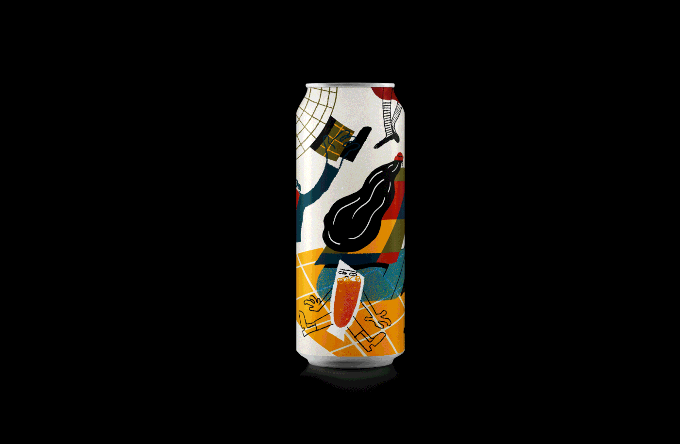 beer craft beer ILLUSTRATION  Character design  Label bottle can bold colorful