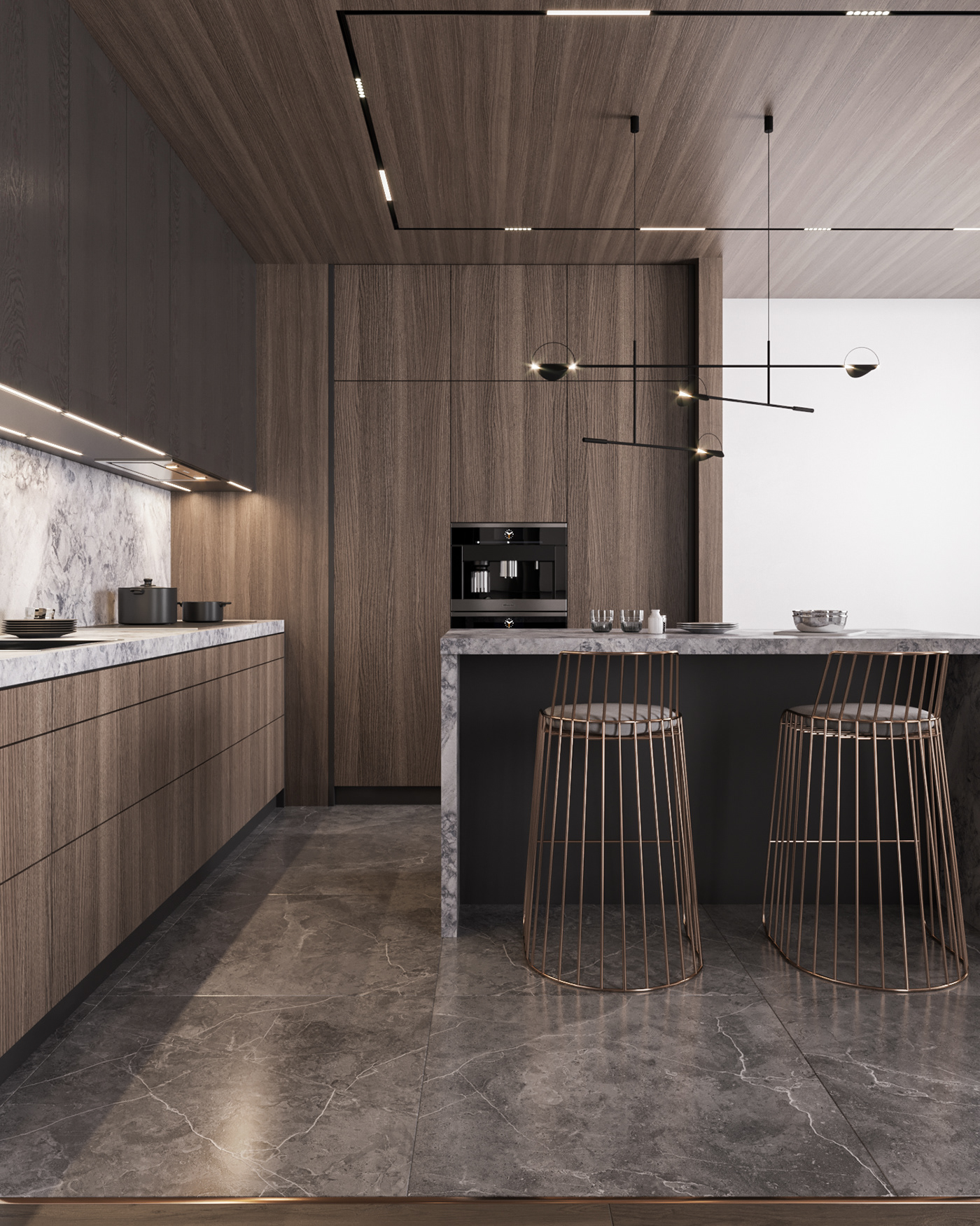 design Moscow 3ds max Interior kitchen living room bedroom bathroom concept graphics