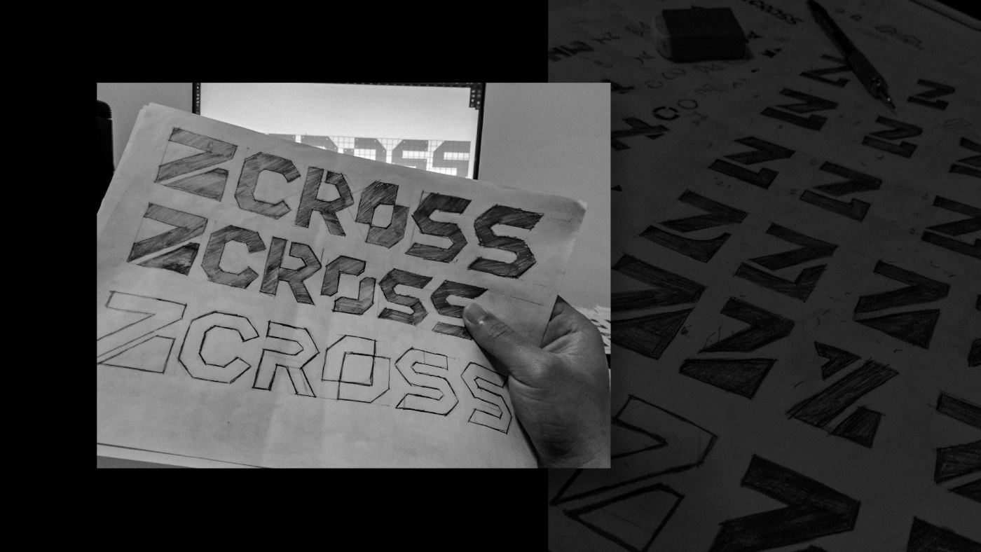 brand Crossfit fitness gym logo motion design symbol training visual identity Zcross