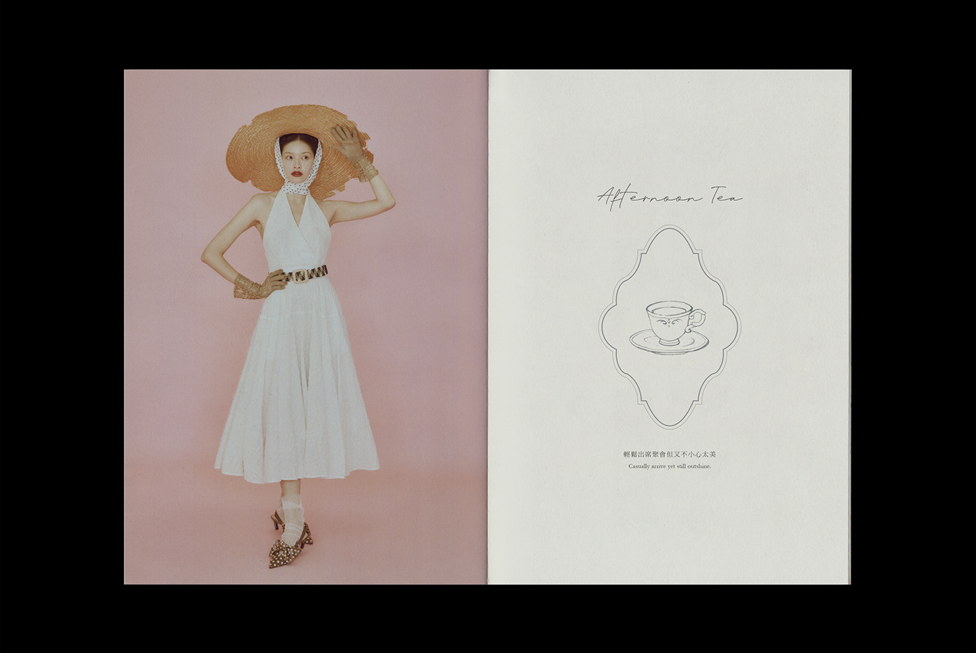 Fashion  Layout brochure Catalogue magazine vintage design