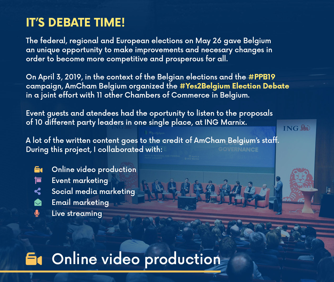 #Yes2Belgium Belgium elections Belgium politics digital marketing election debate European elections Event Video political debate social media marketing campaign