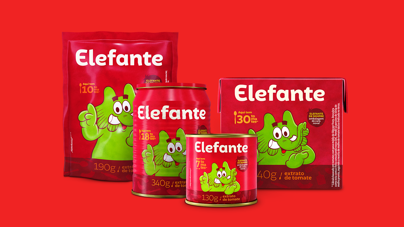 elefante extrato Tomato red sauce flavor taste elephant jotalhao Molho