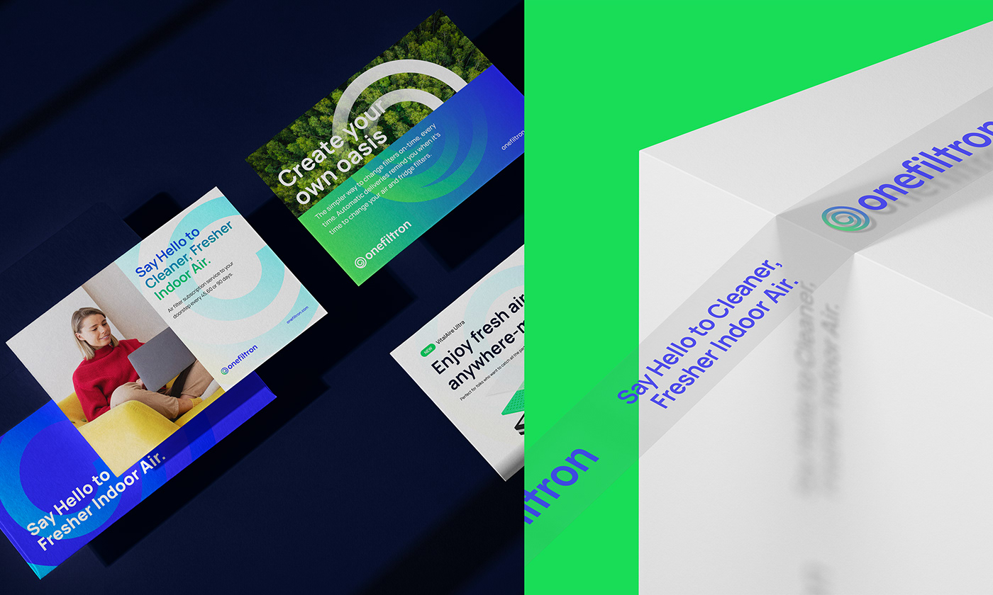 Air filter brand identity business clean corporate energy landing page Startup Sustainability Website