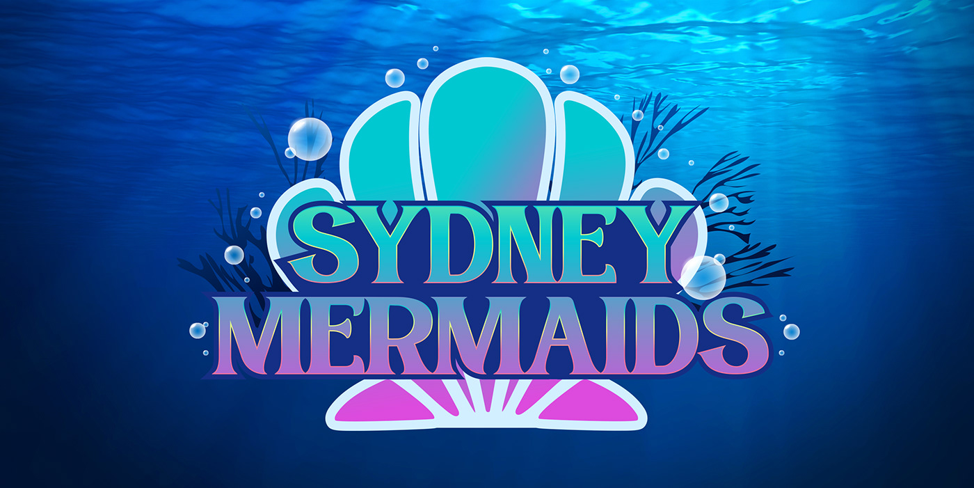 bubbles Logo Design mermaid mermaid logo mermaid logo design mermaids sydney sydney mermaids