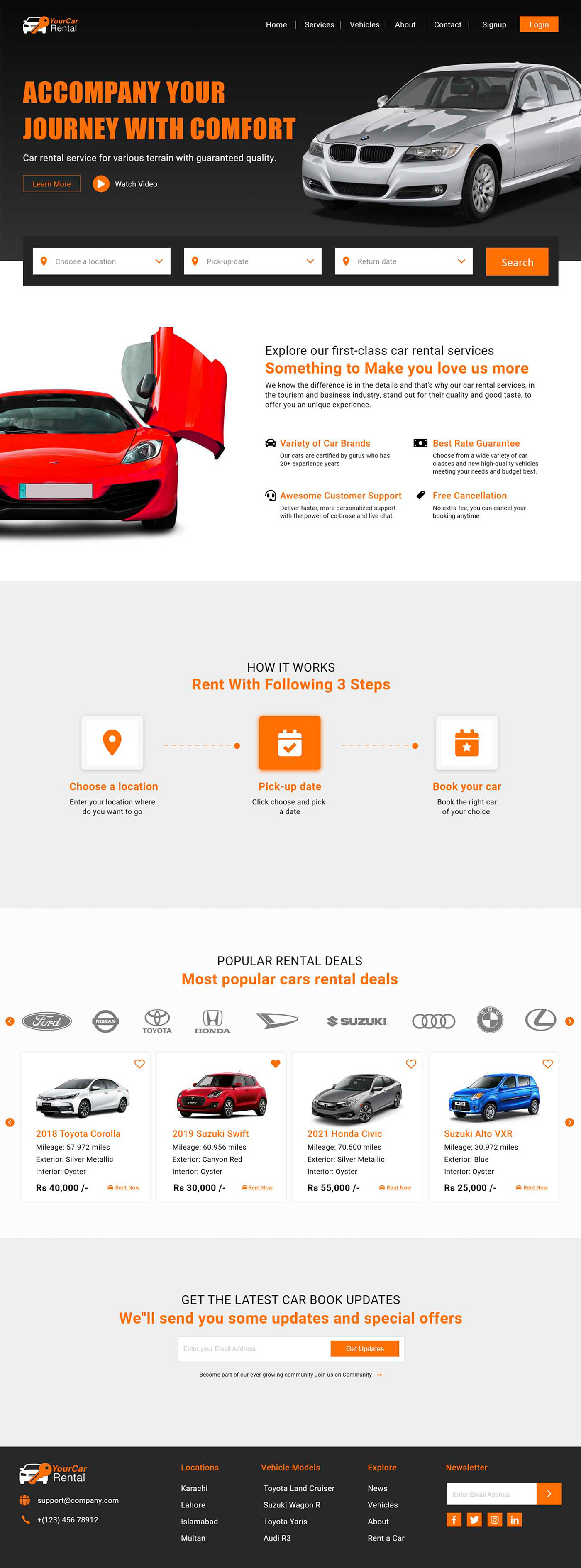 automobiles car carrental Cars rental car Vehicle Web UI Web UI Design Web UI/UX Design