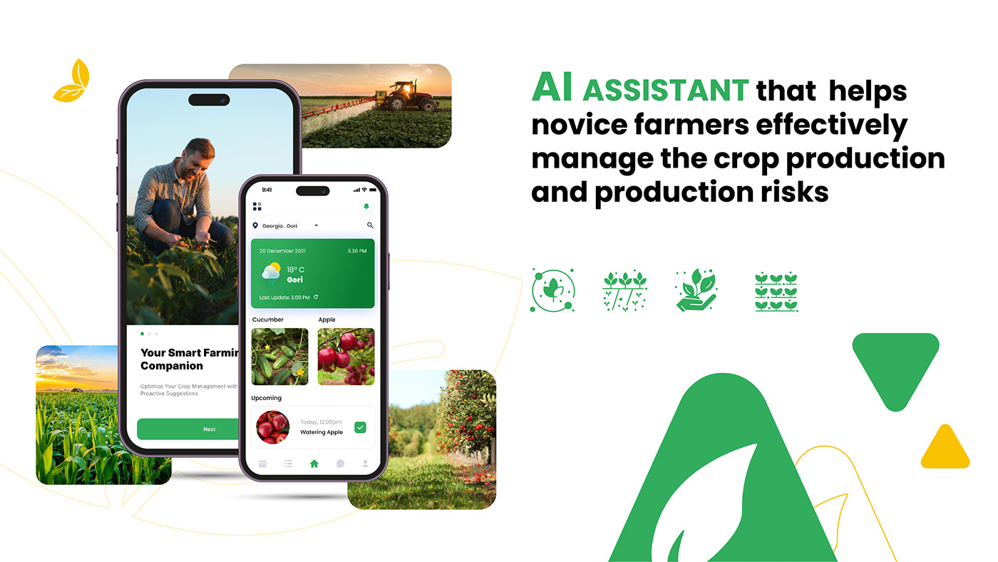 Mobile app UI/UX Web Design  Website Figma app design mobile Agro Callendar agroculture